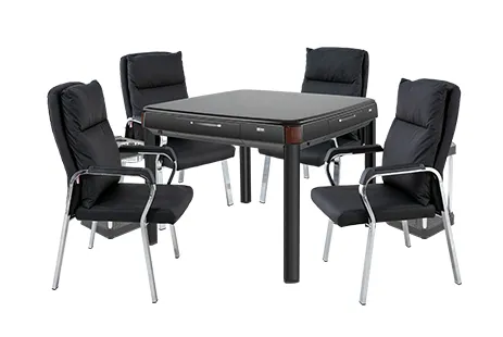 black mahjong table